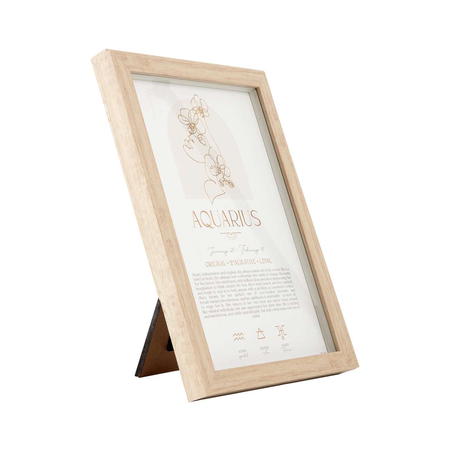 AQUARIUS Framed Print