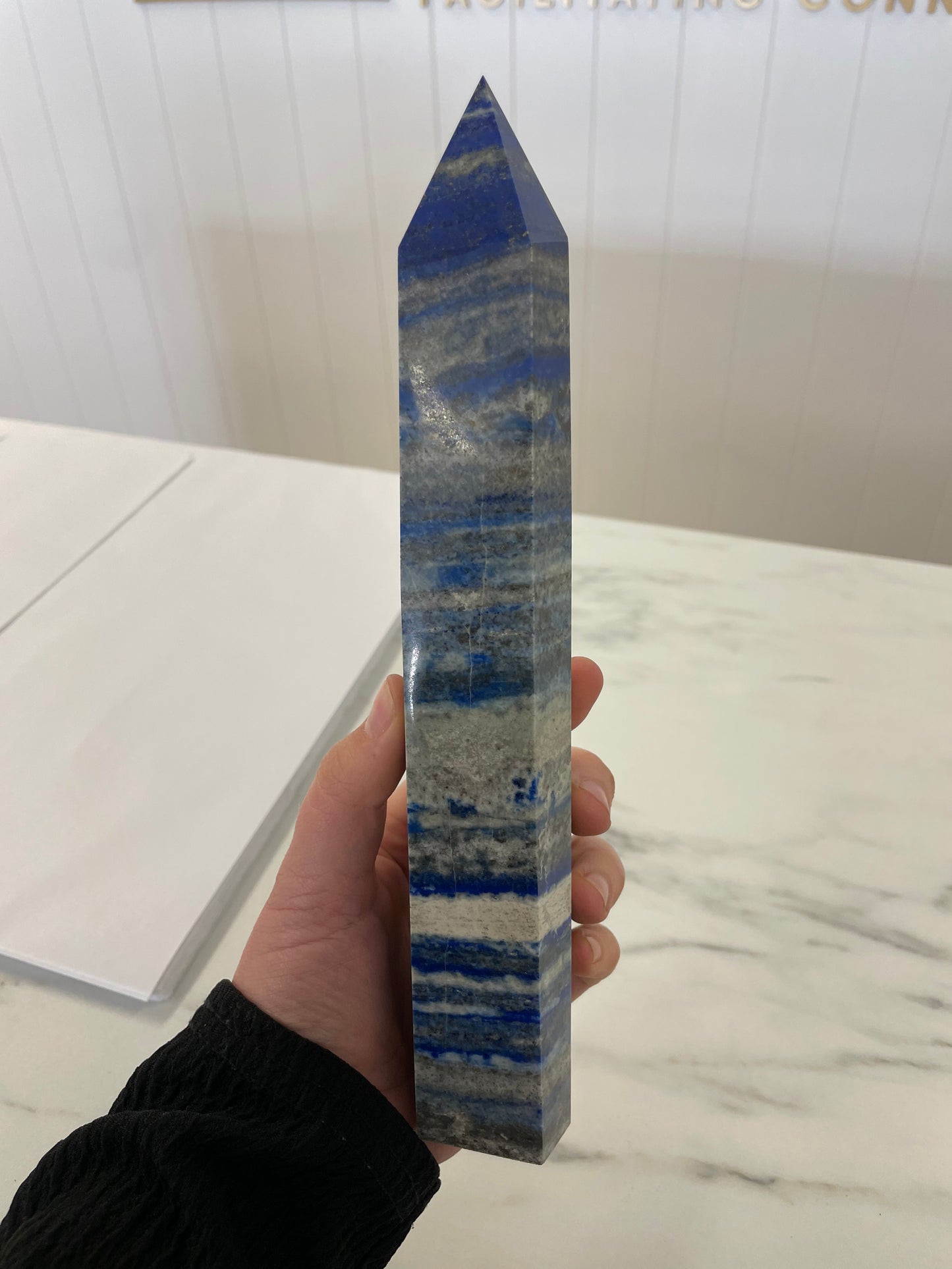 Lapis Lazuli Tower 24cm - 1070