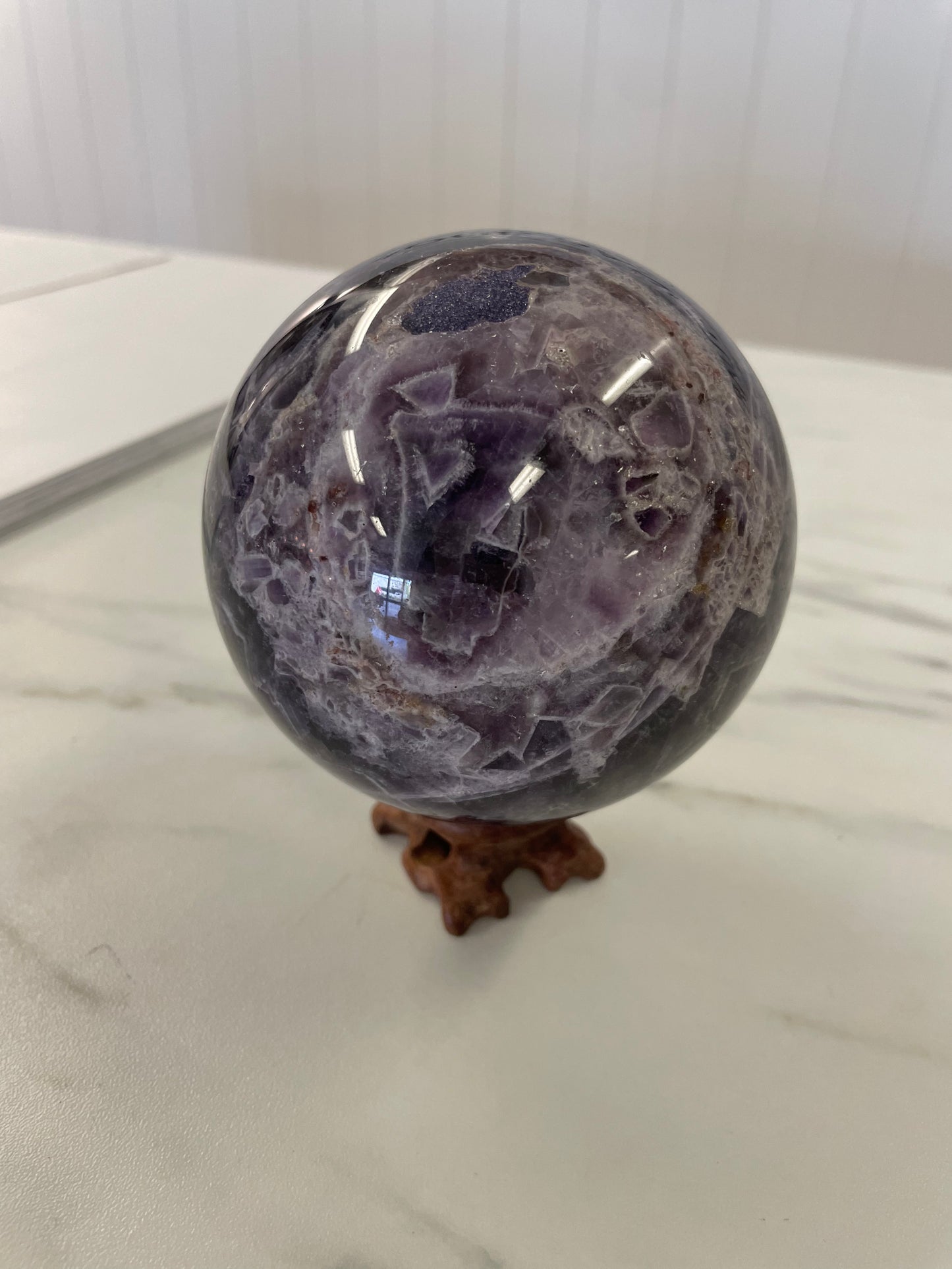 Amethyst Sphere 8cm - 1019