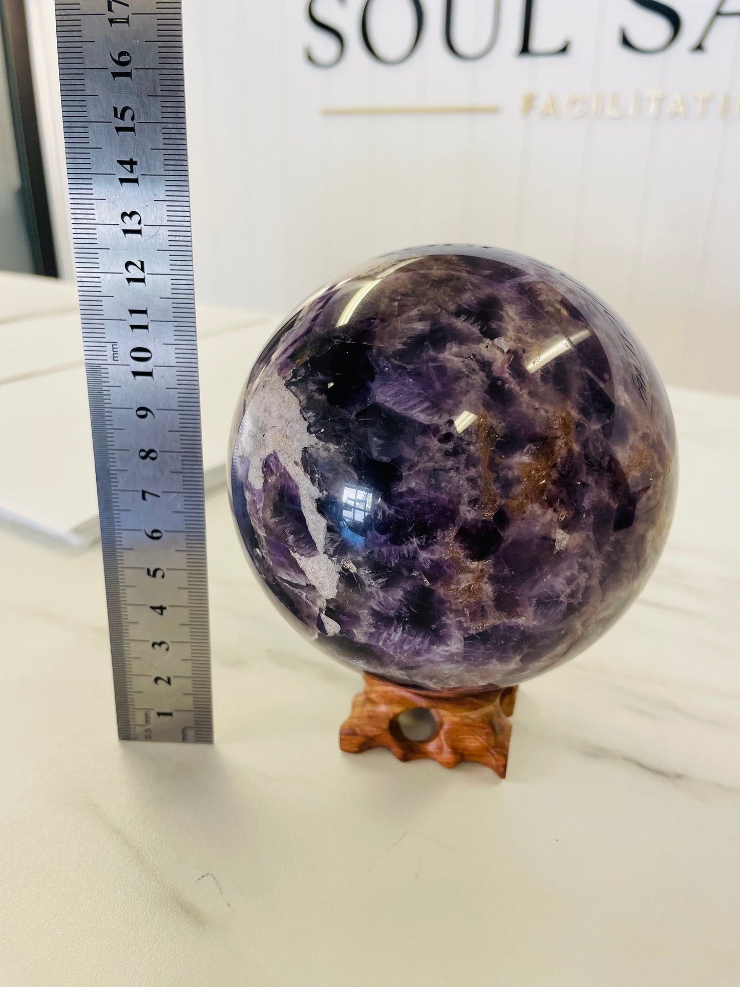 Amethyst Sphere 9cm - 1018