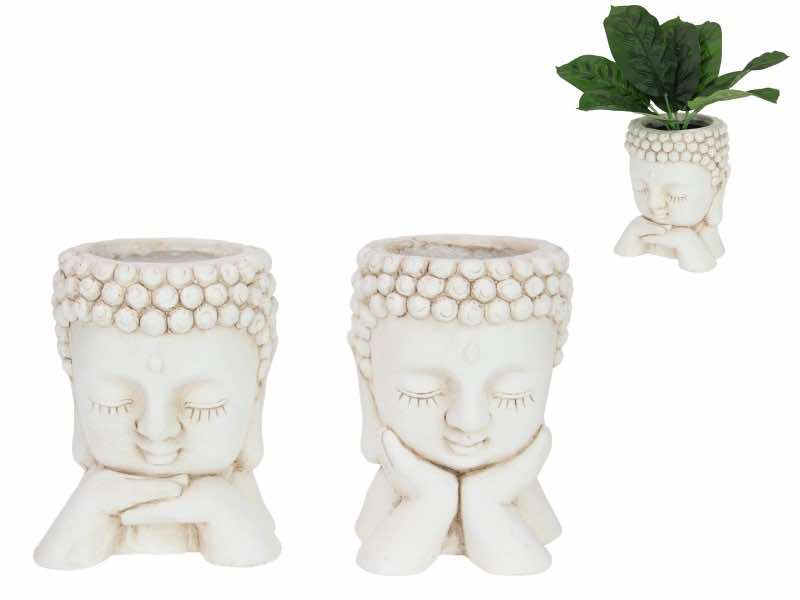 20cm Cream Buddha Planter