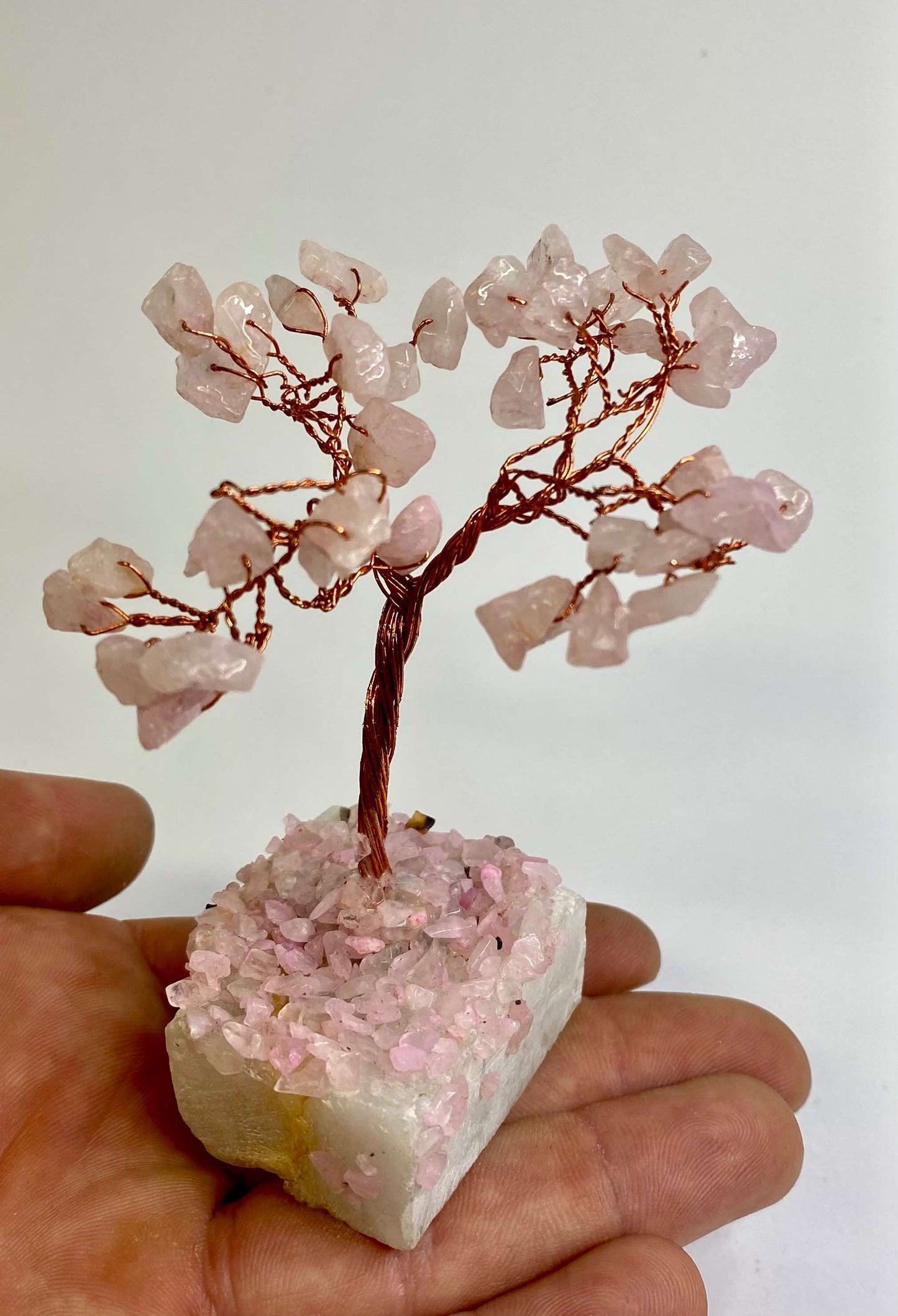 Rose Quartz Crystal Tree