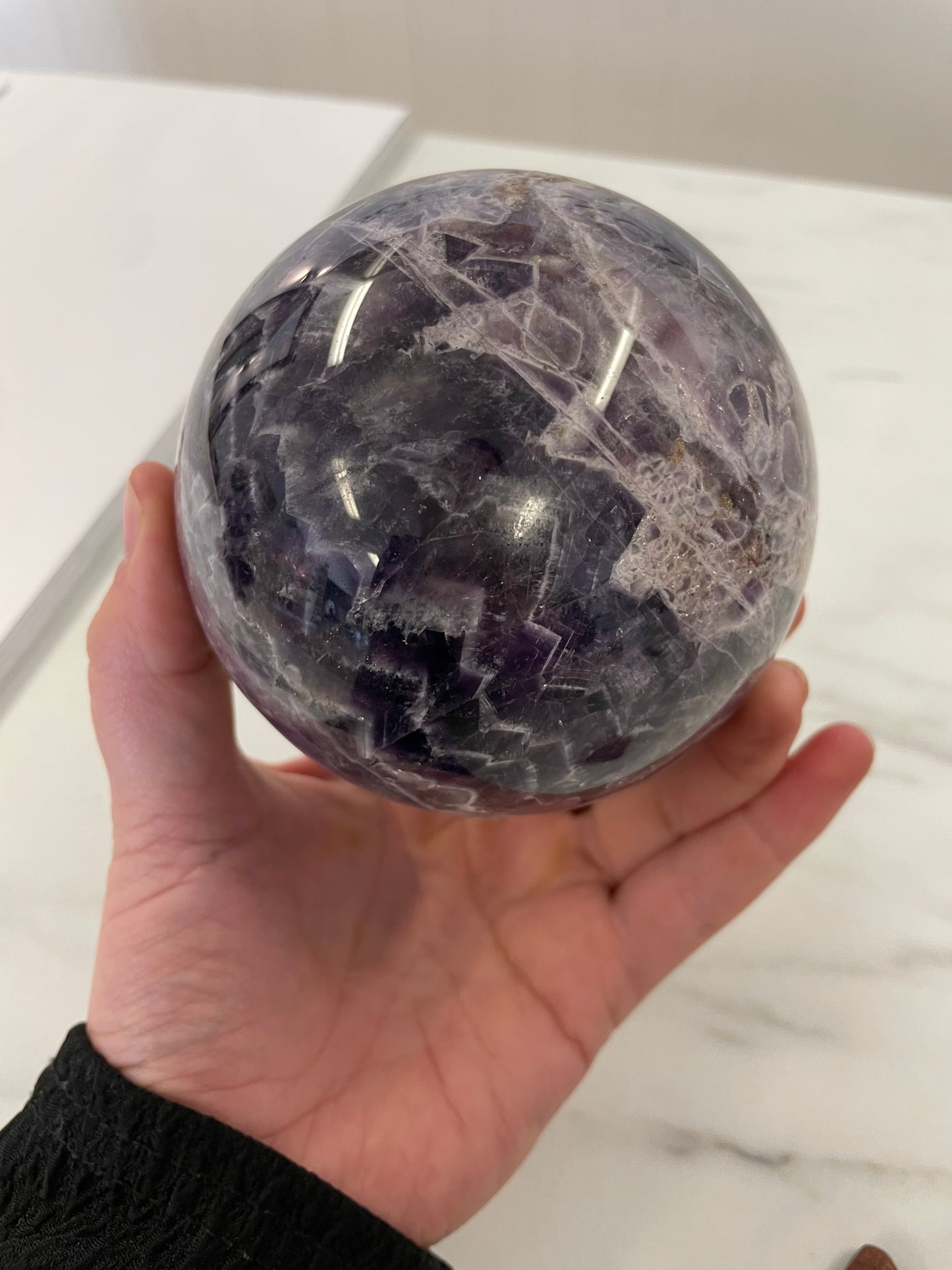 Amethyst Sphere 8cm - 1019