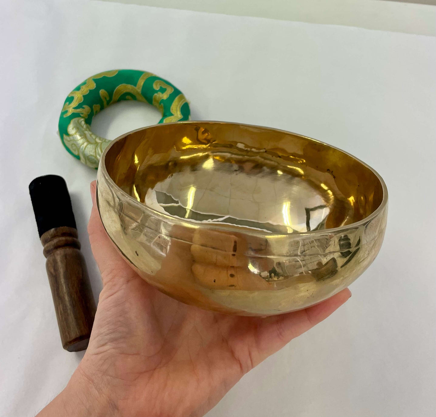 Handmade Gold Singing Bowl - 5007