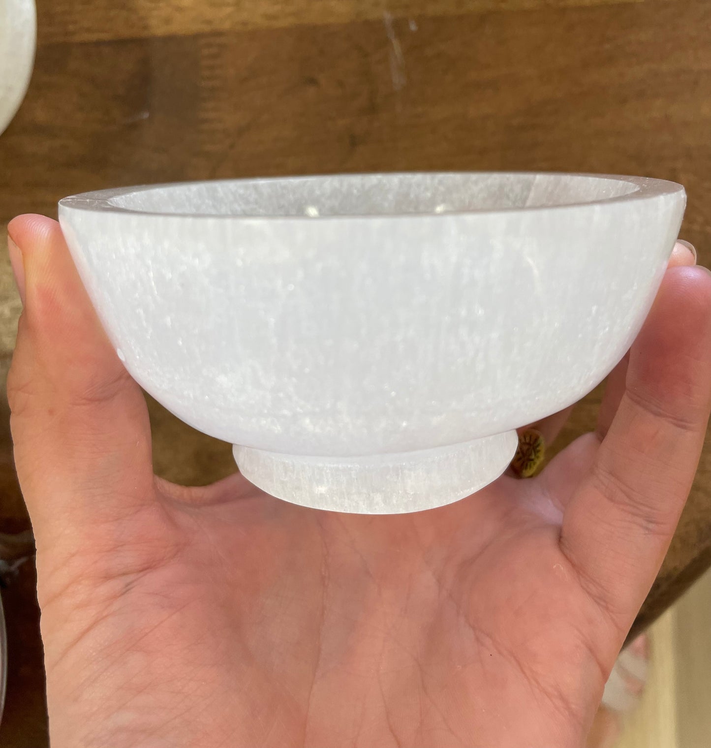 Round Selenite Bowl