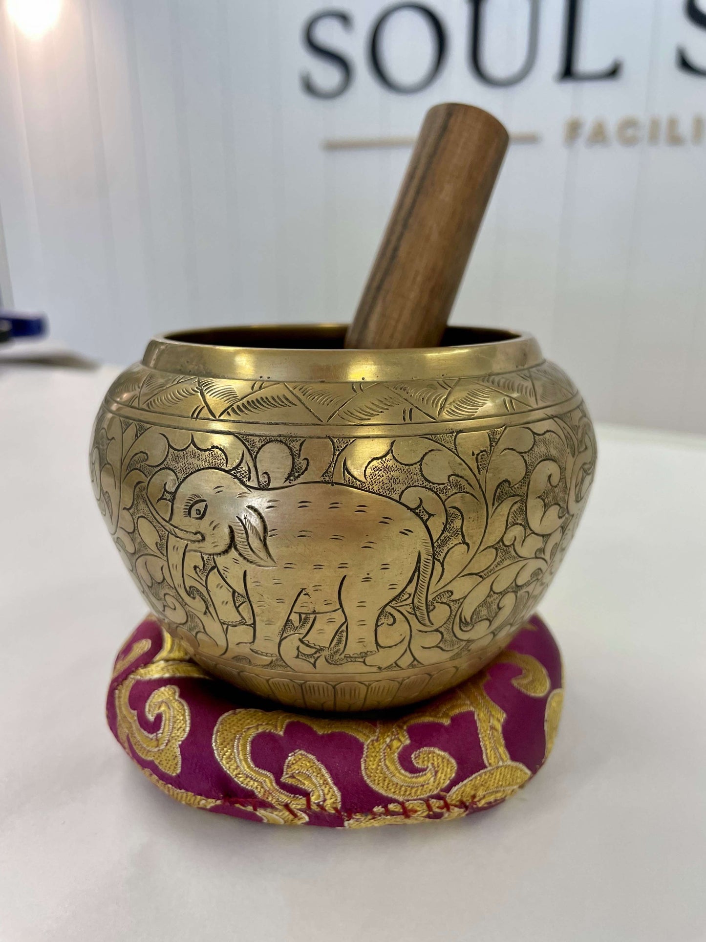 Small Gulpa Handmade Singing Bowl - 5010