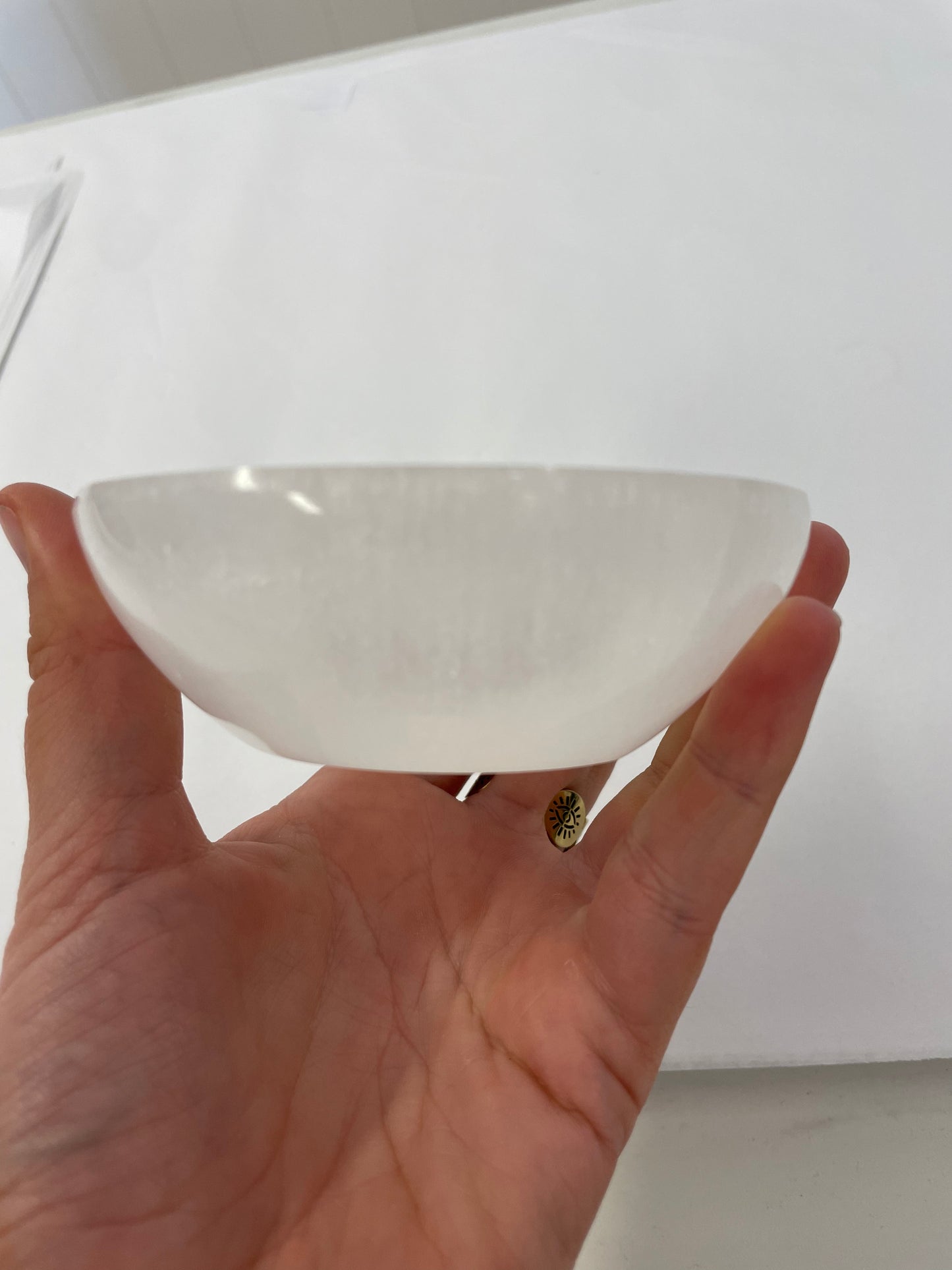 Round Selenite Bowl