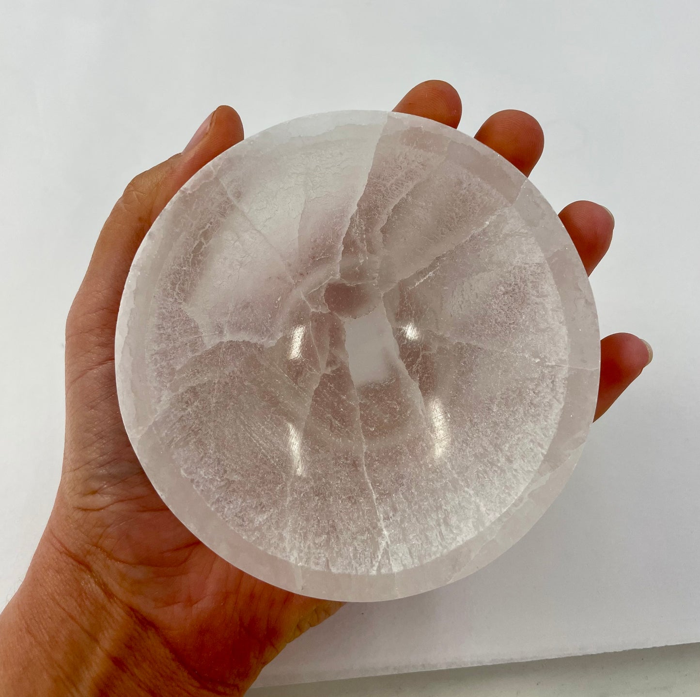 Round Selenite Bowl