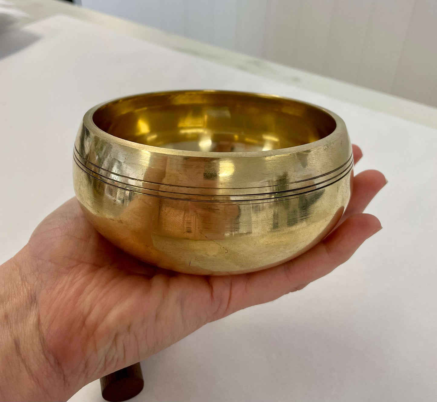 Gold Medium Singing Bowl - 5015