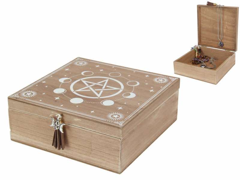 18cm x 18cm Square Wiccan Box