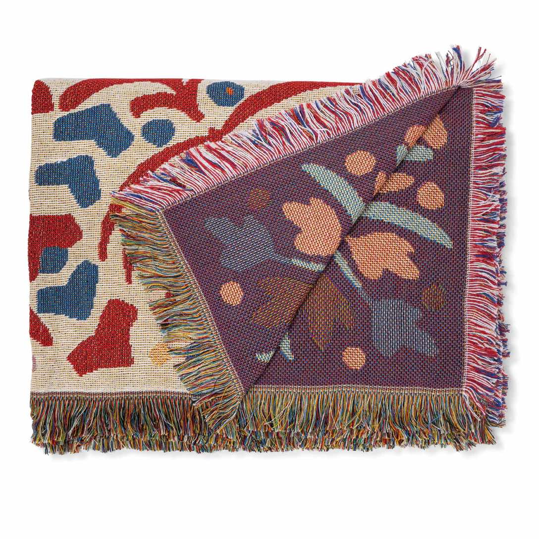 'A DAY IN THE LIFE' WOVEN PICNIC RUG/THROW