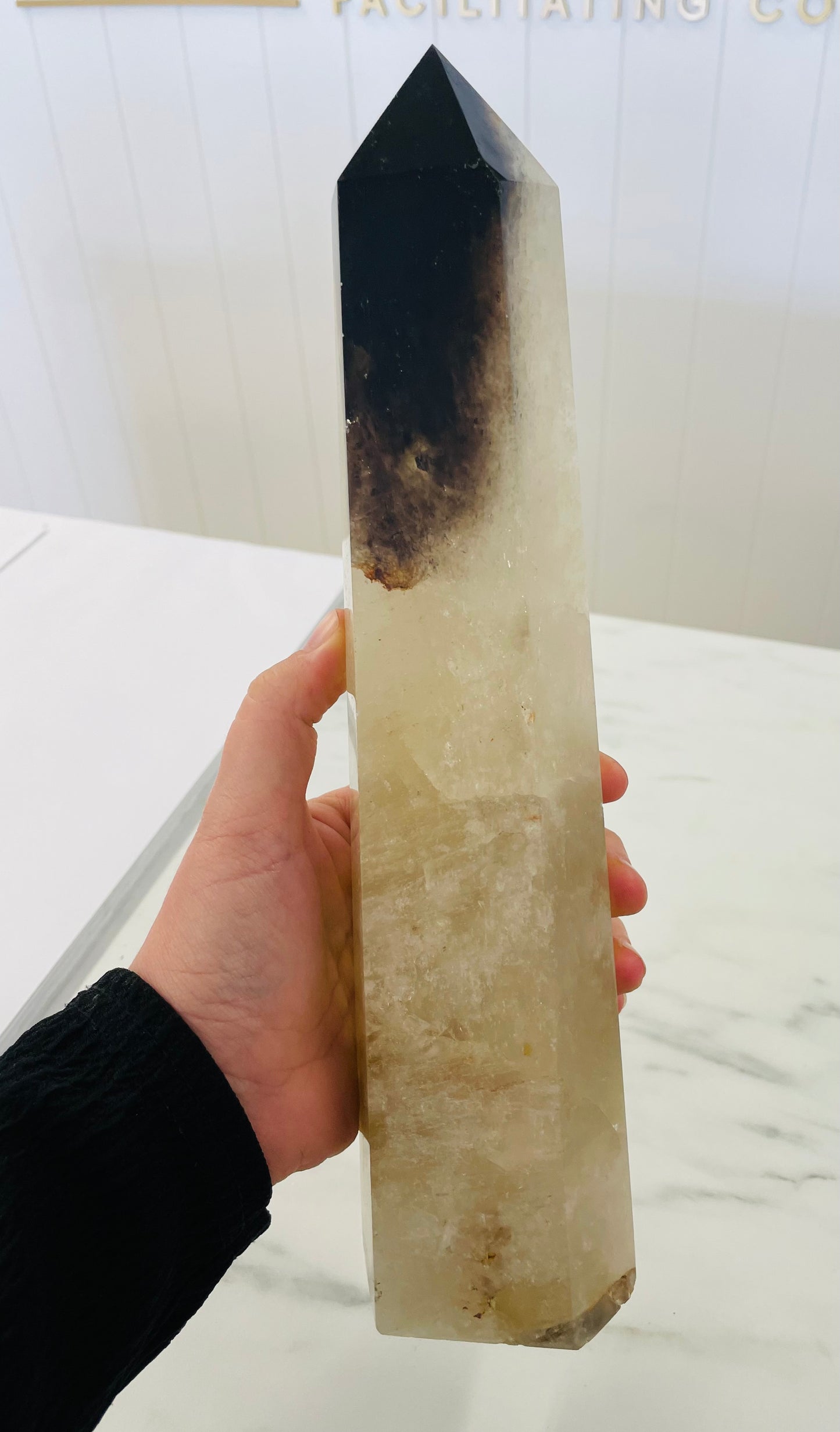 Smokey Quartz Tower 30cm - 1043