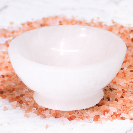 Round Selenite Bowl