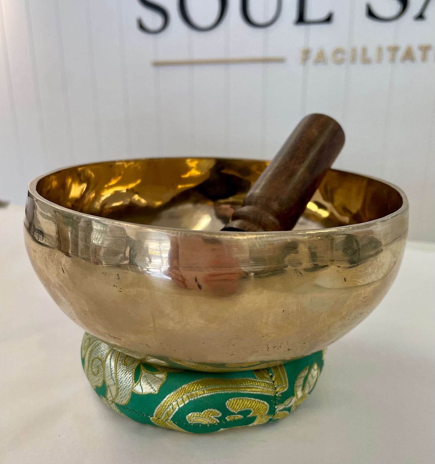 Handmade Gold Singing Bowl - 5007