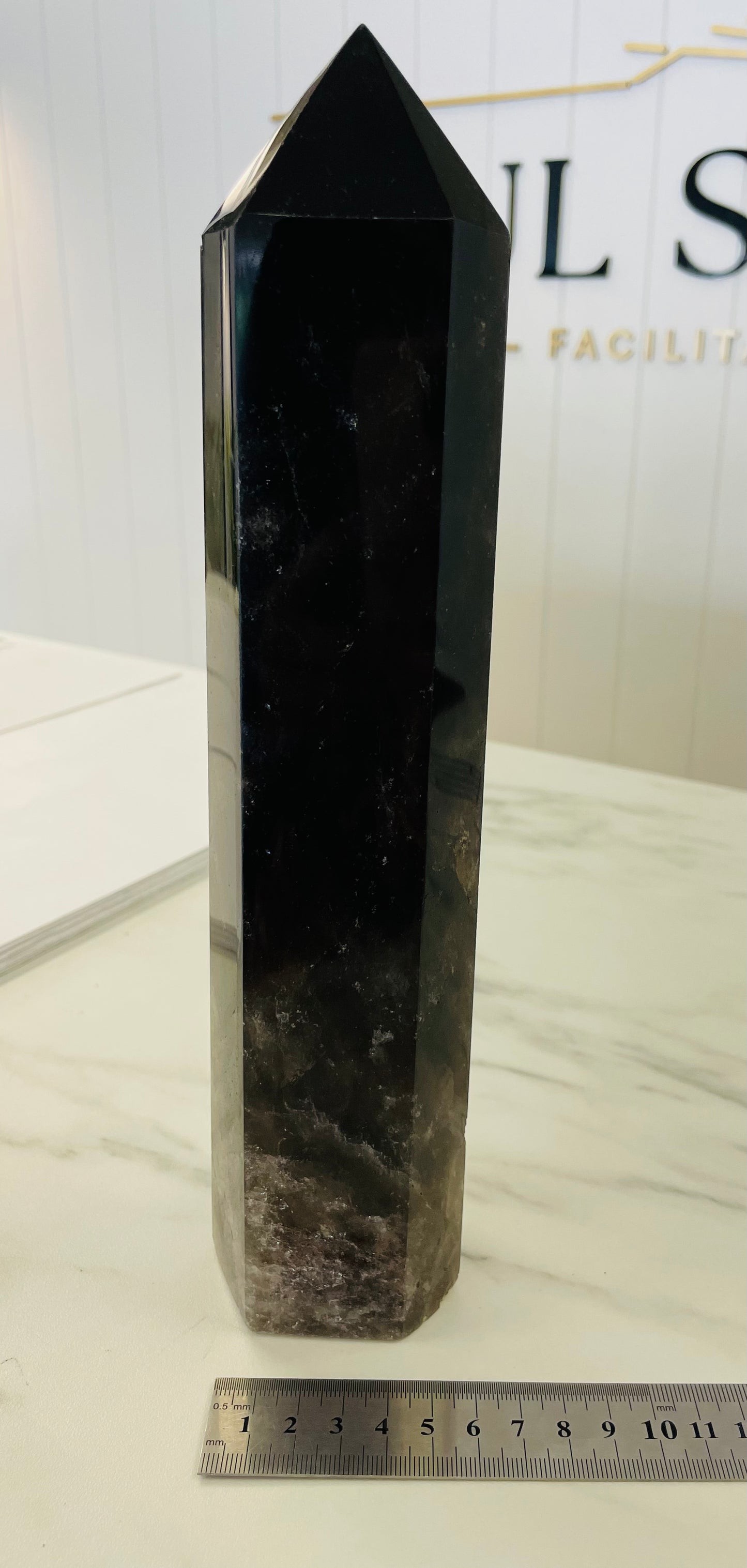 Smokey Quartz Tower 28.5cm - 1044