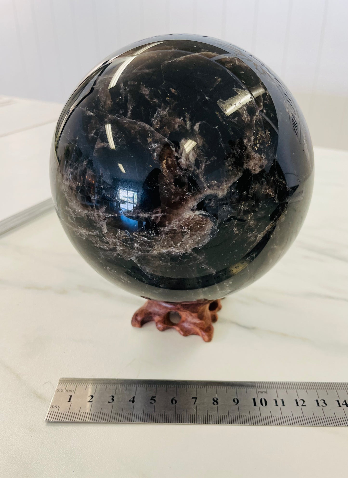 Smokey Quartz Sphere - 1042