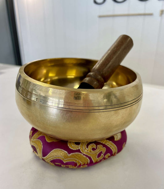 Gold Medium Singing Bowl - 5015