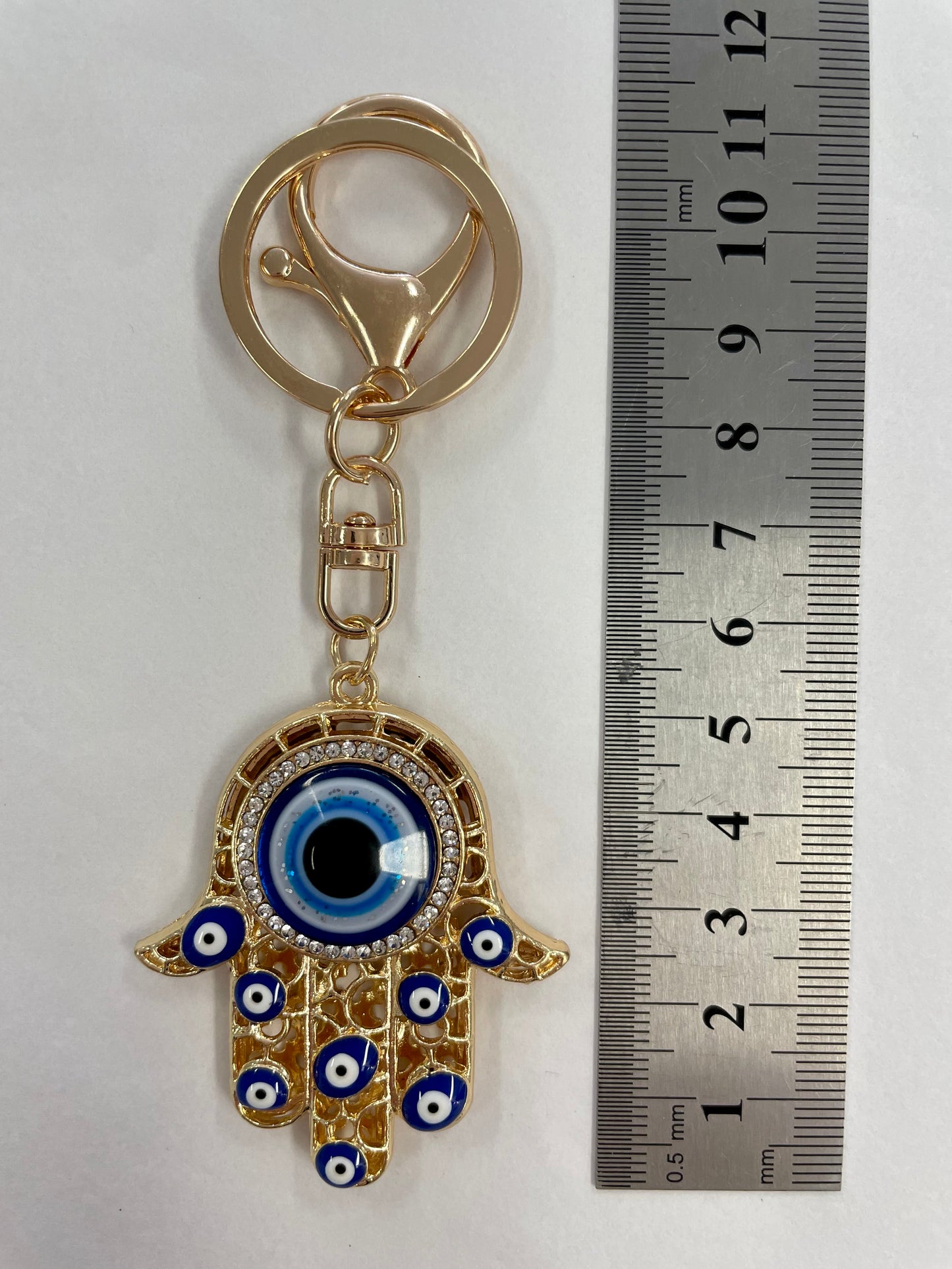 Gold Hamsa Keyring