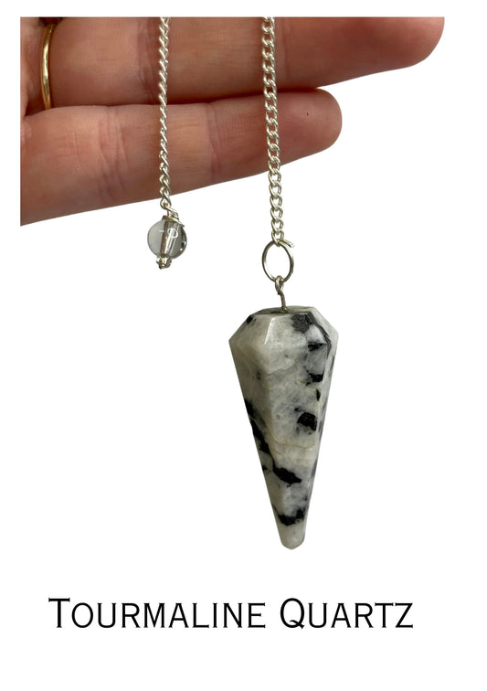 Tourmaline Quartz Pendulum