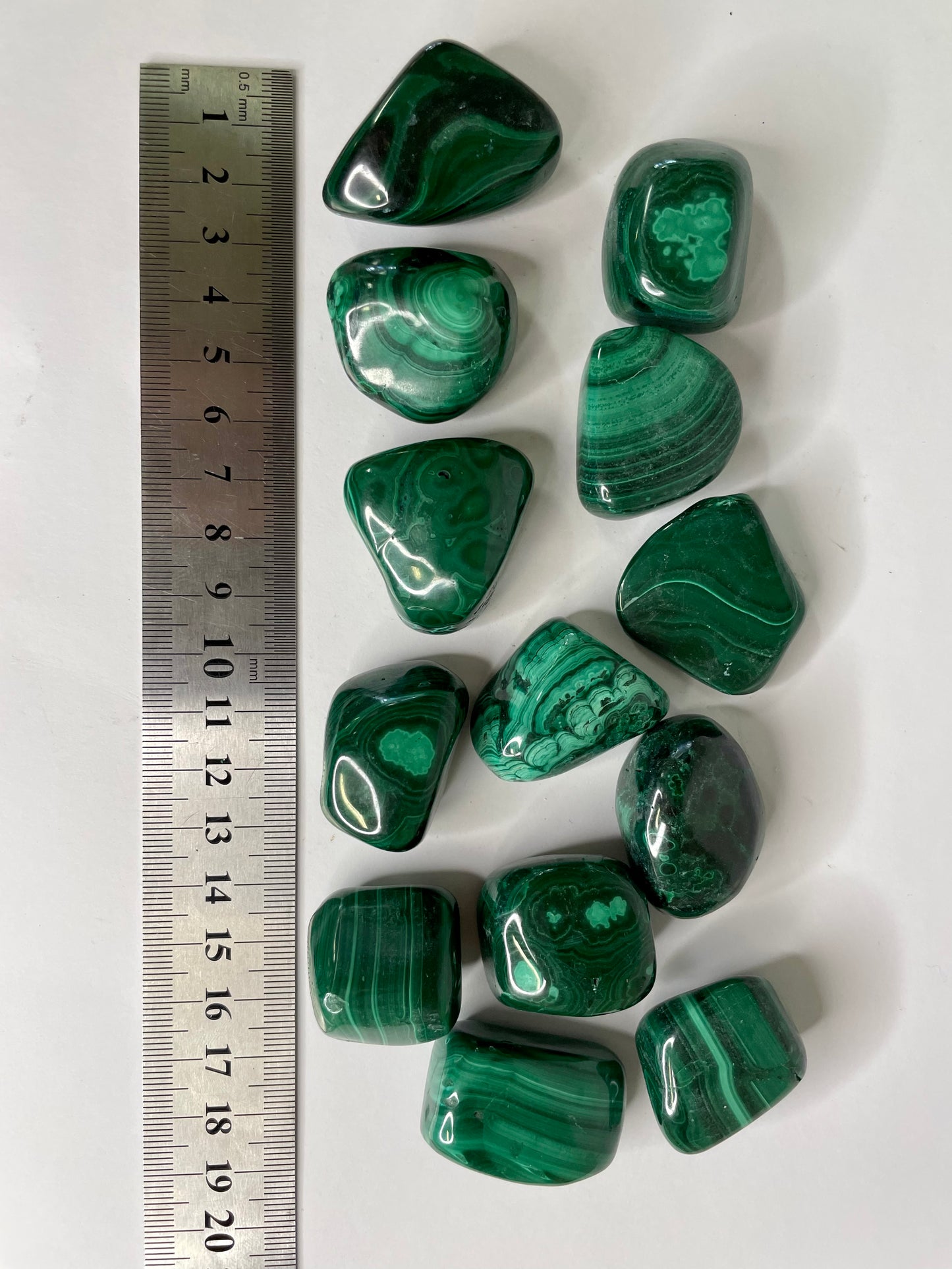 Malachite Tumbles - 1215