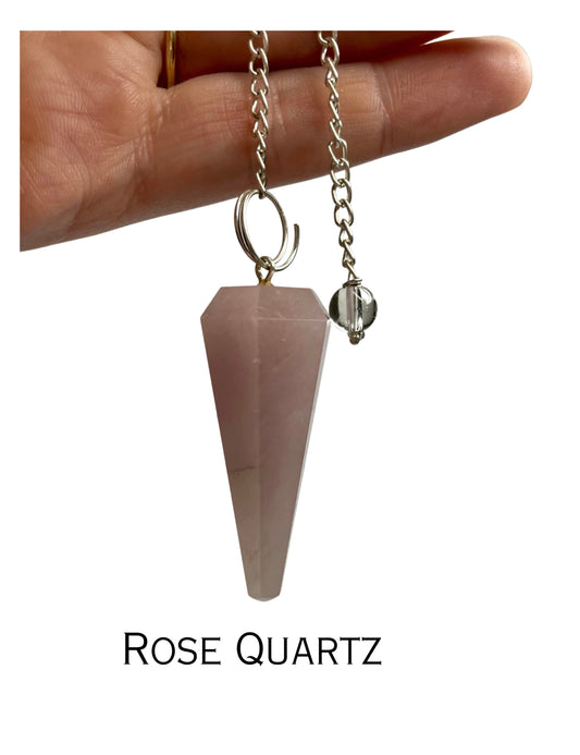 Rose Quartz Pendulum