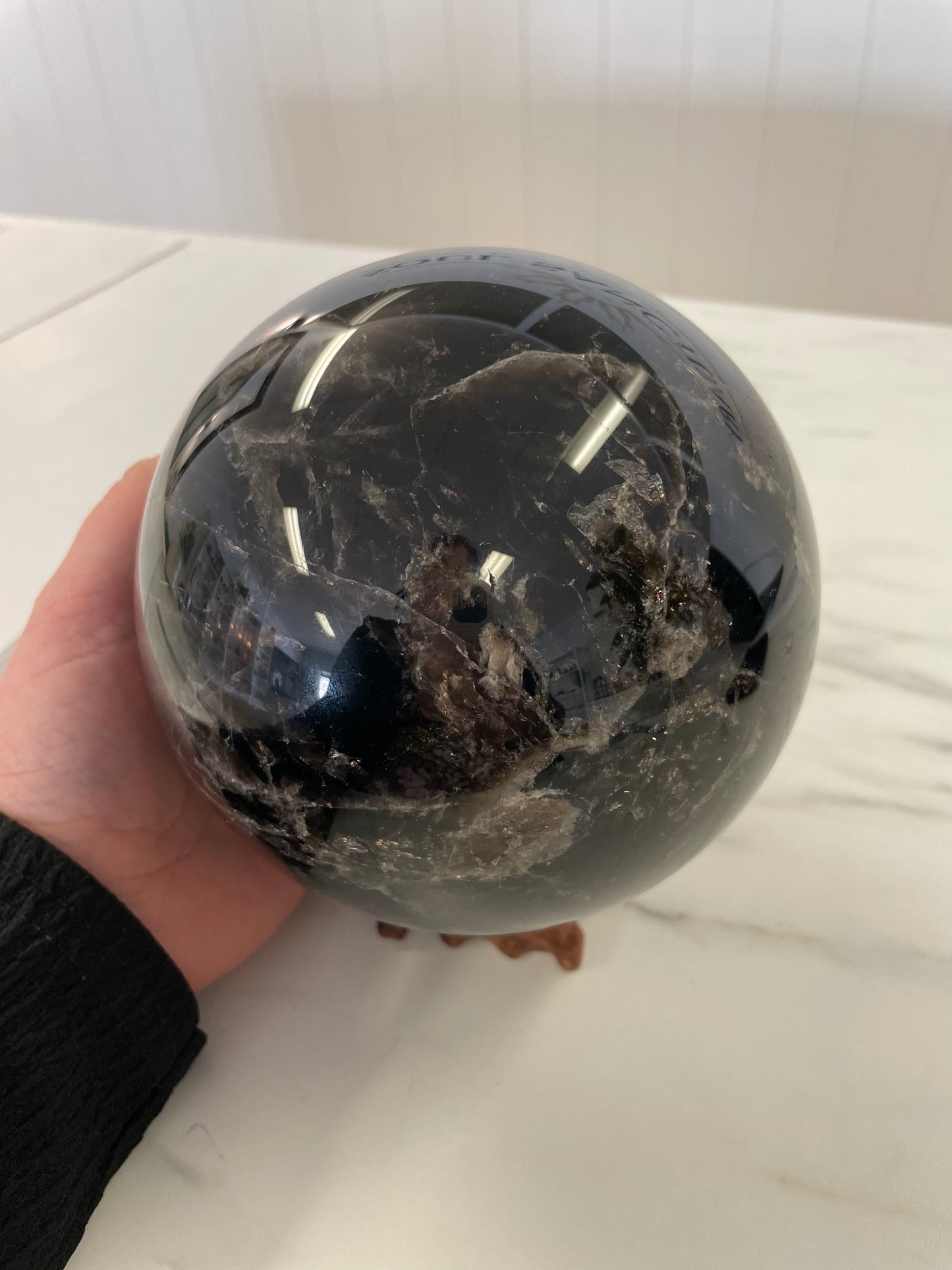 Smokey Quartz Sphere - 1042