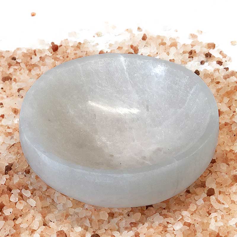 Round Selenite Bowl