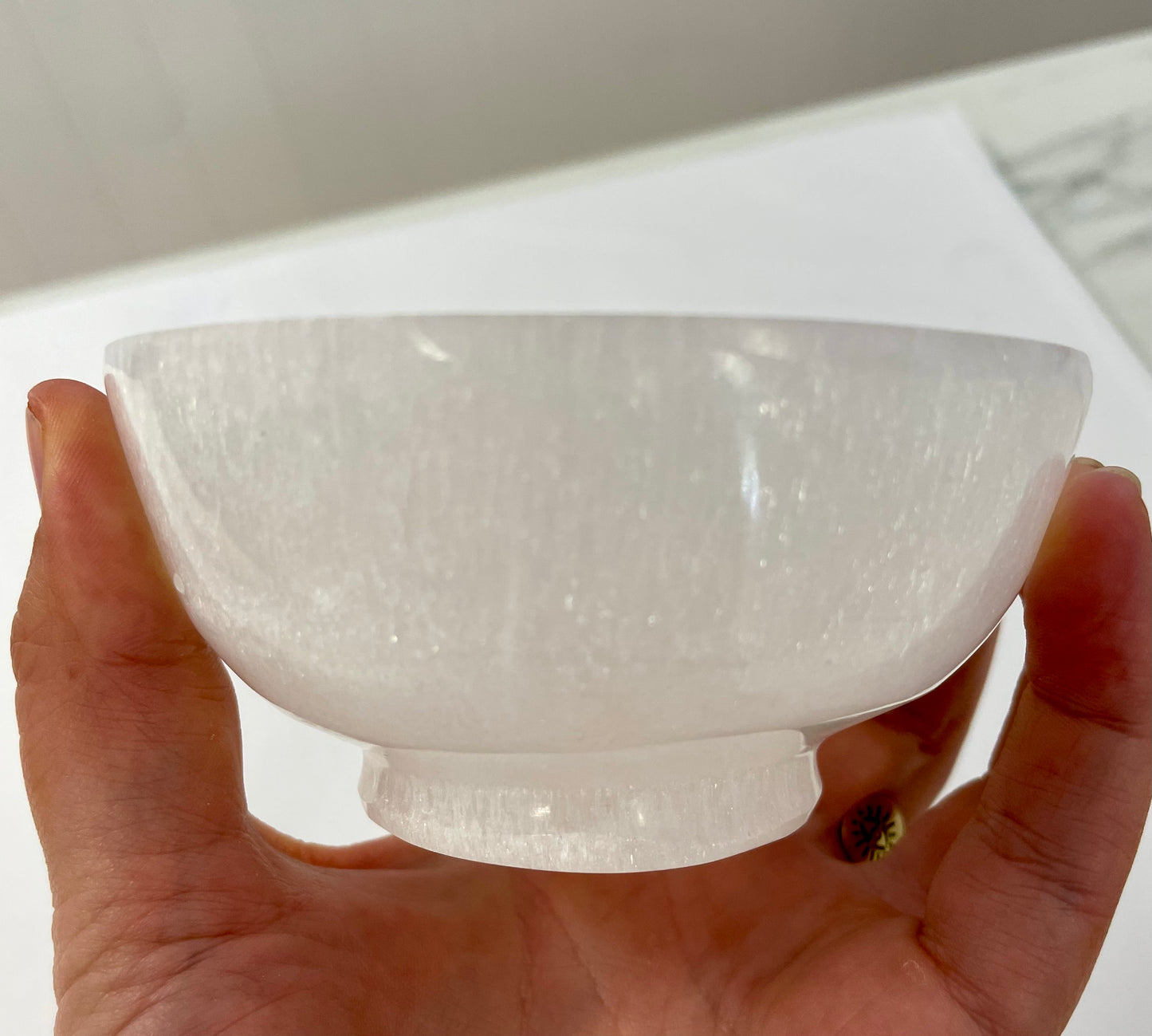 Round Selenite Bowl