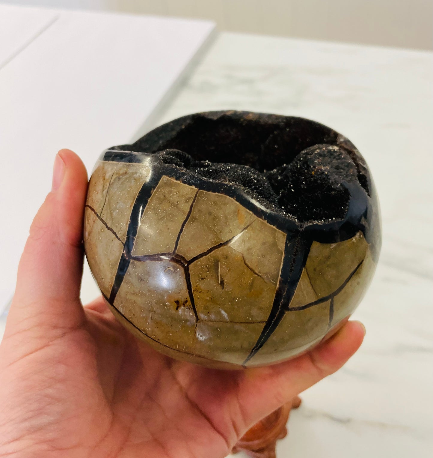 Septarian Dragons Egg - 1048