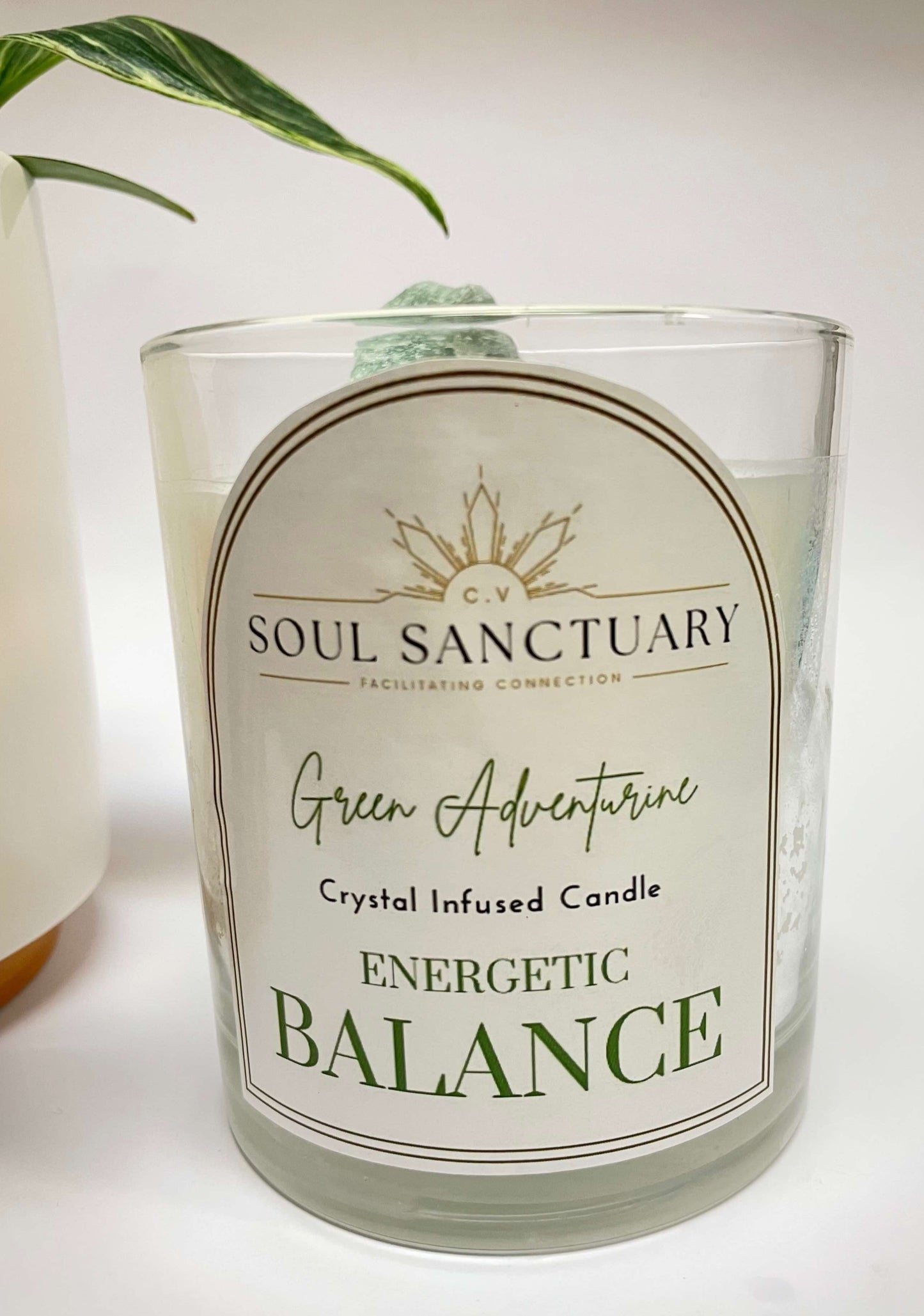 Green Aventurine Candle - EMOTIONAL BALANCE