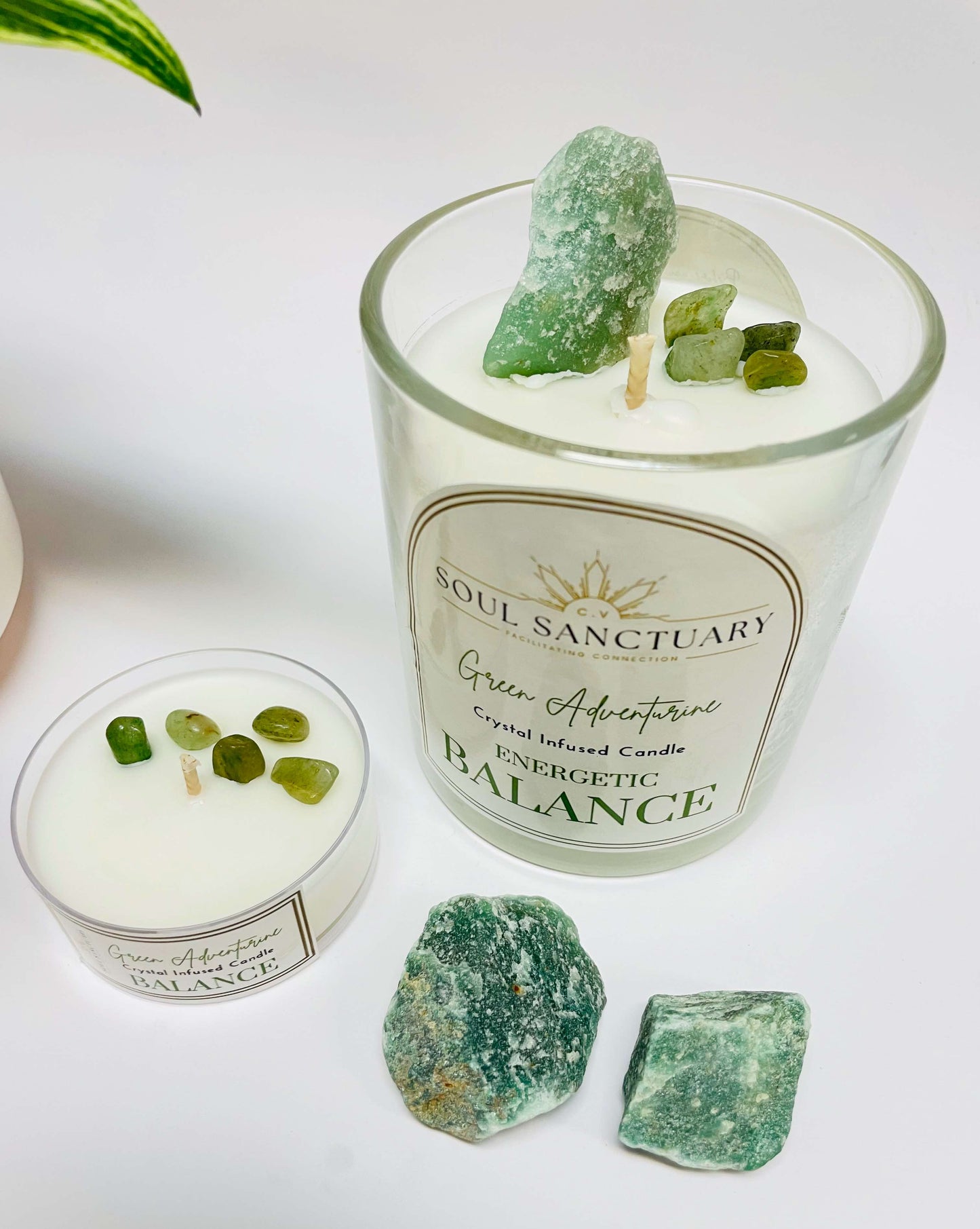 Green Aventurine Candle - EMOTIONAL BALANCE