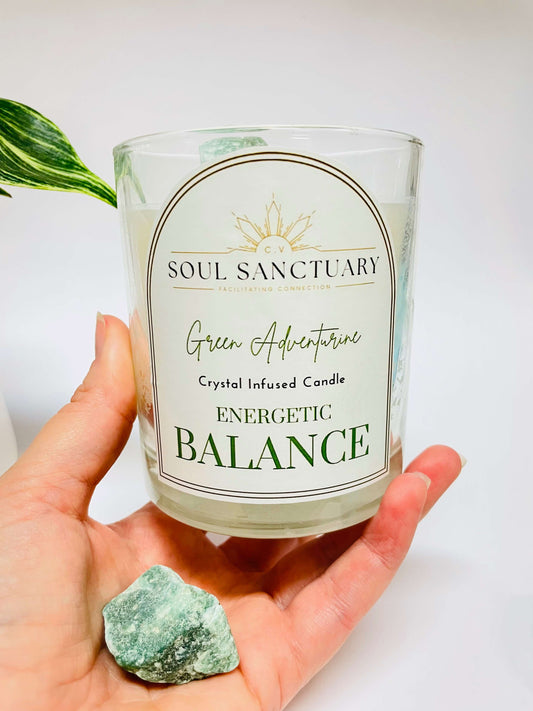 Green Aventurine Candle - EMOTIONAL BALANCE