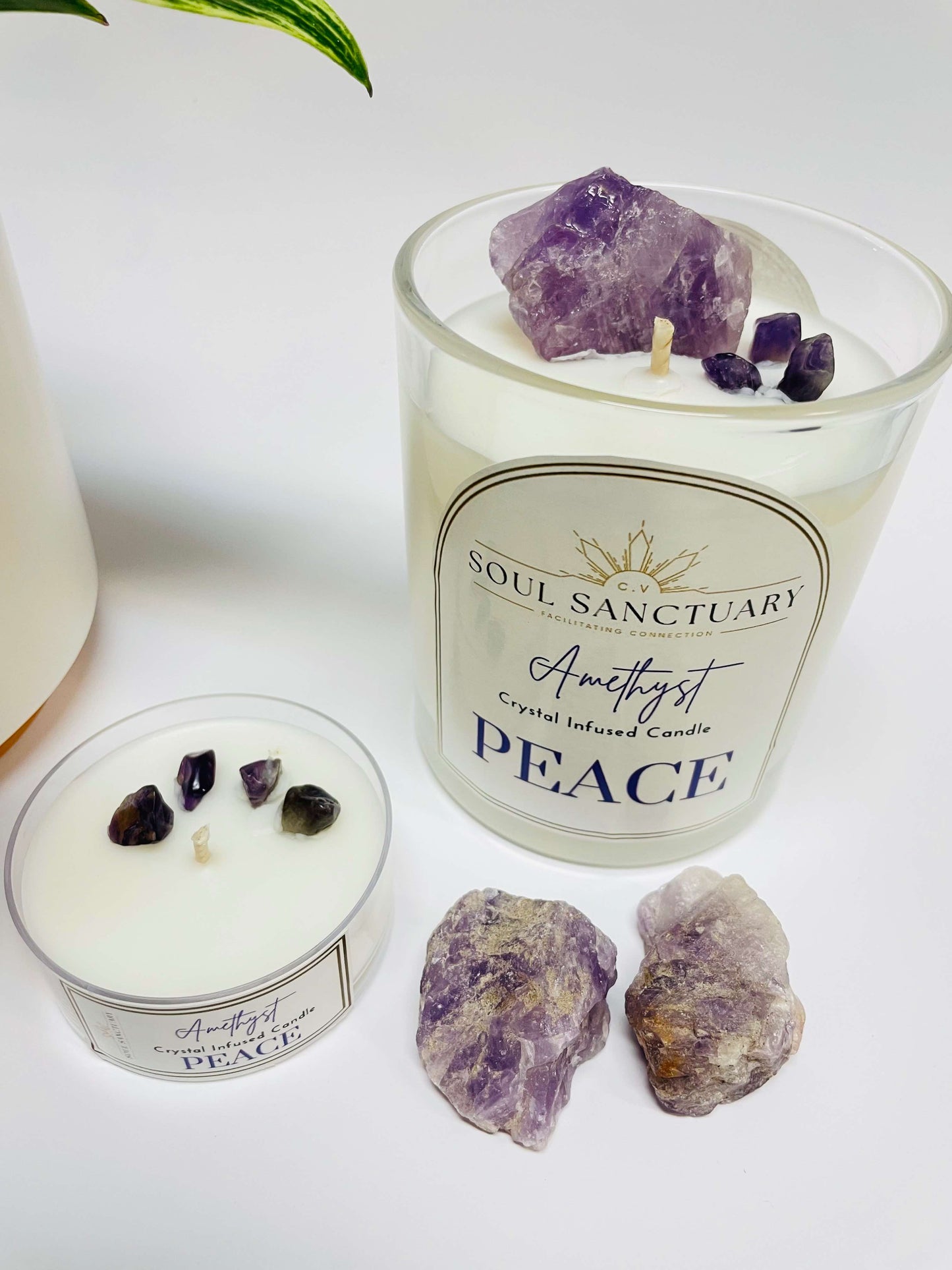 Amethyst Candle - PEACE