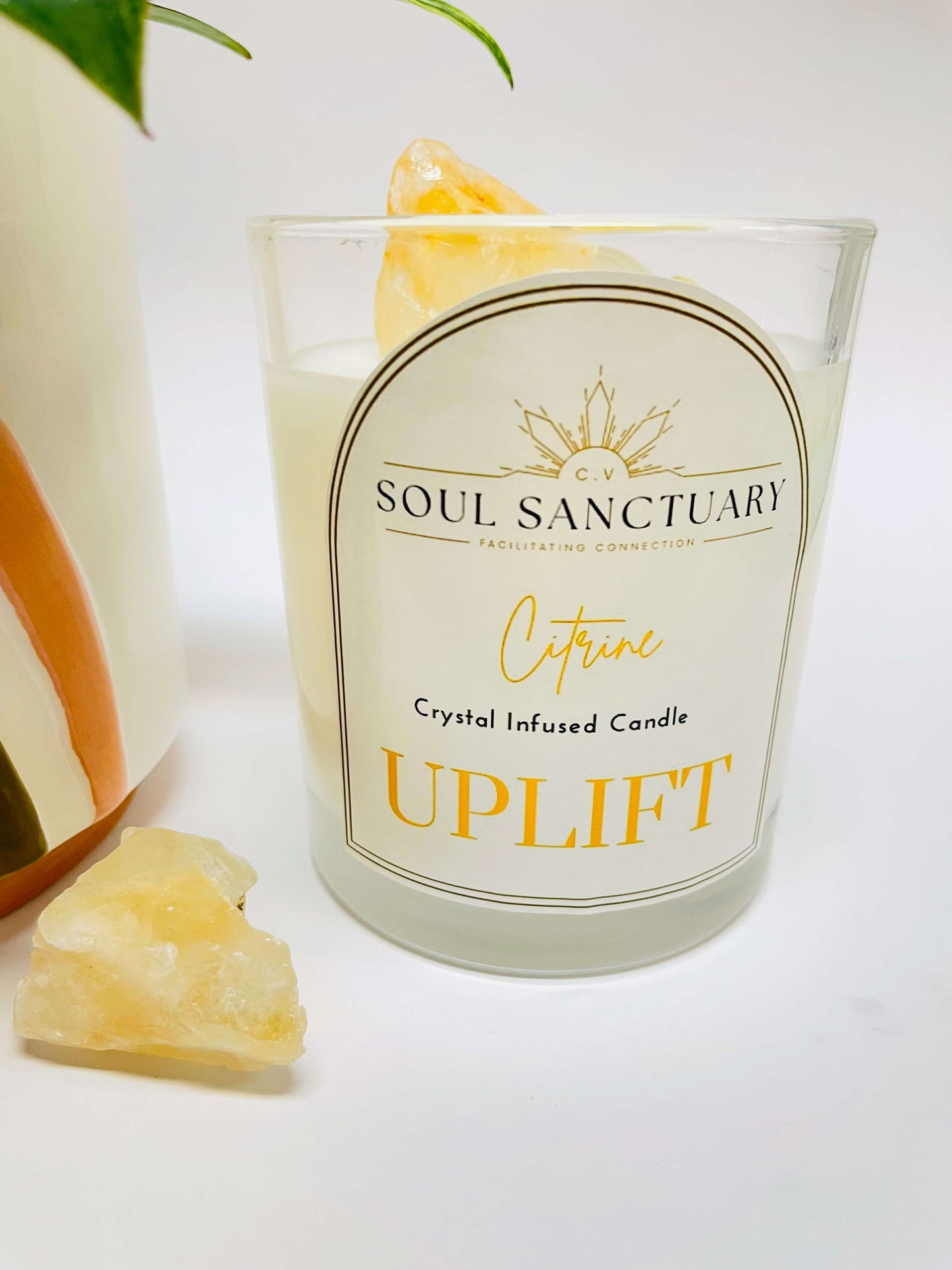 Citrine Candle - UPLIFT