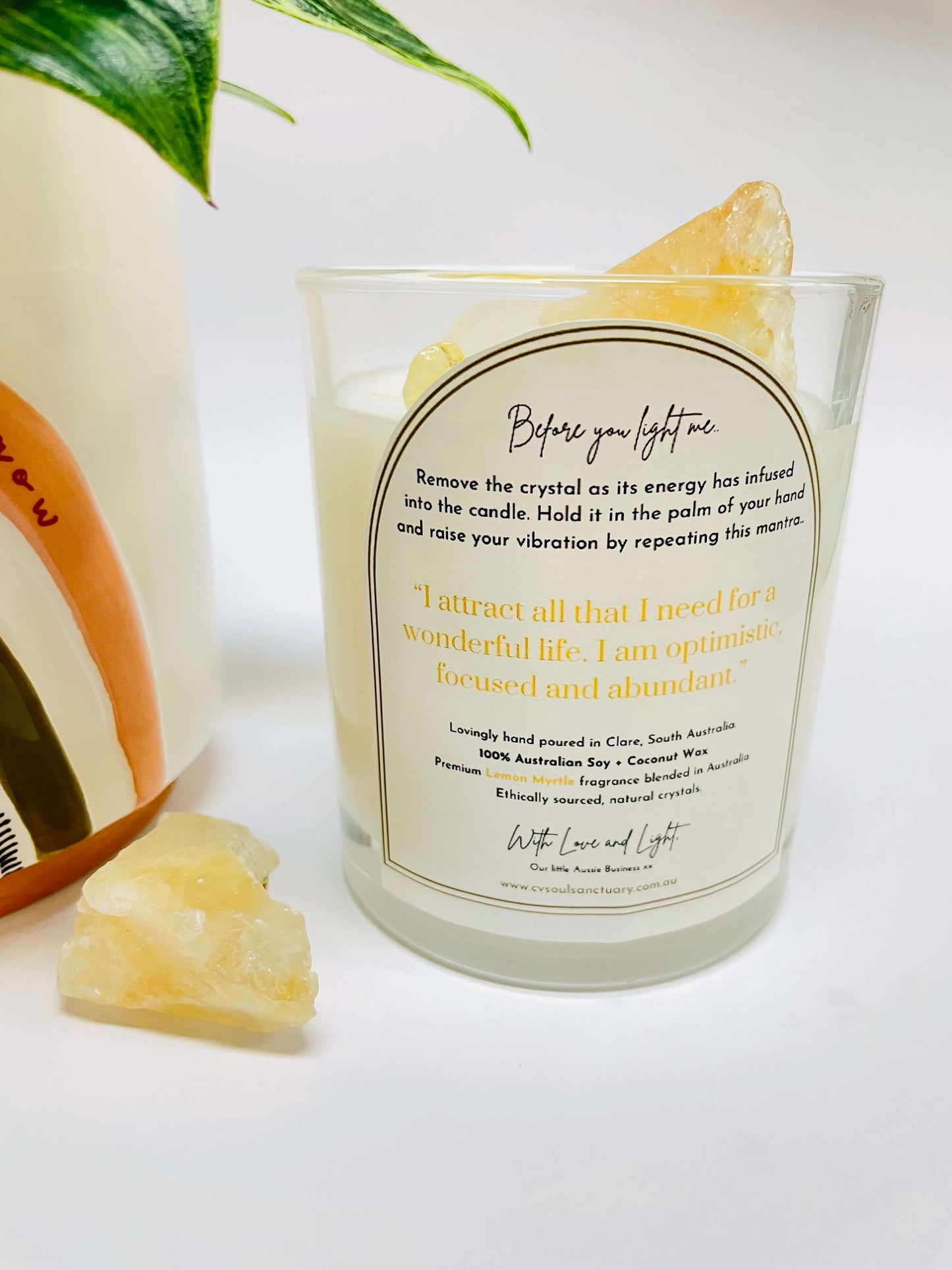 Citrine Candle - UPLIFT