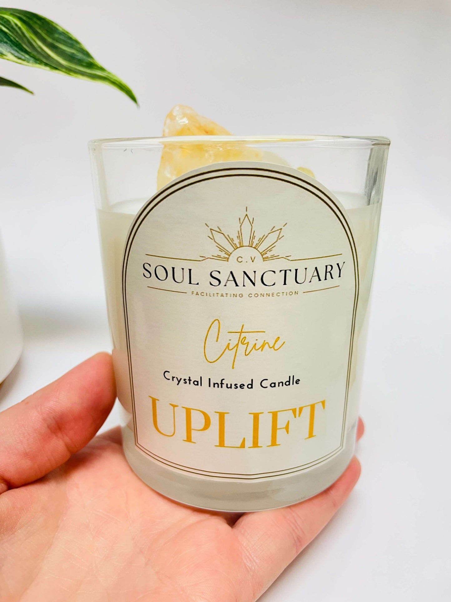 Citrine Candle - UPLIFT