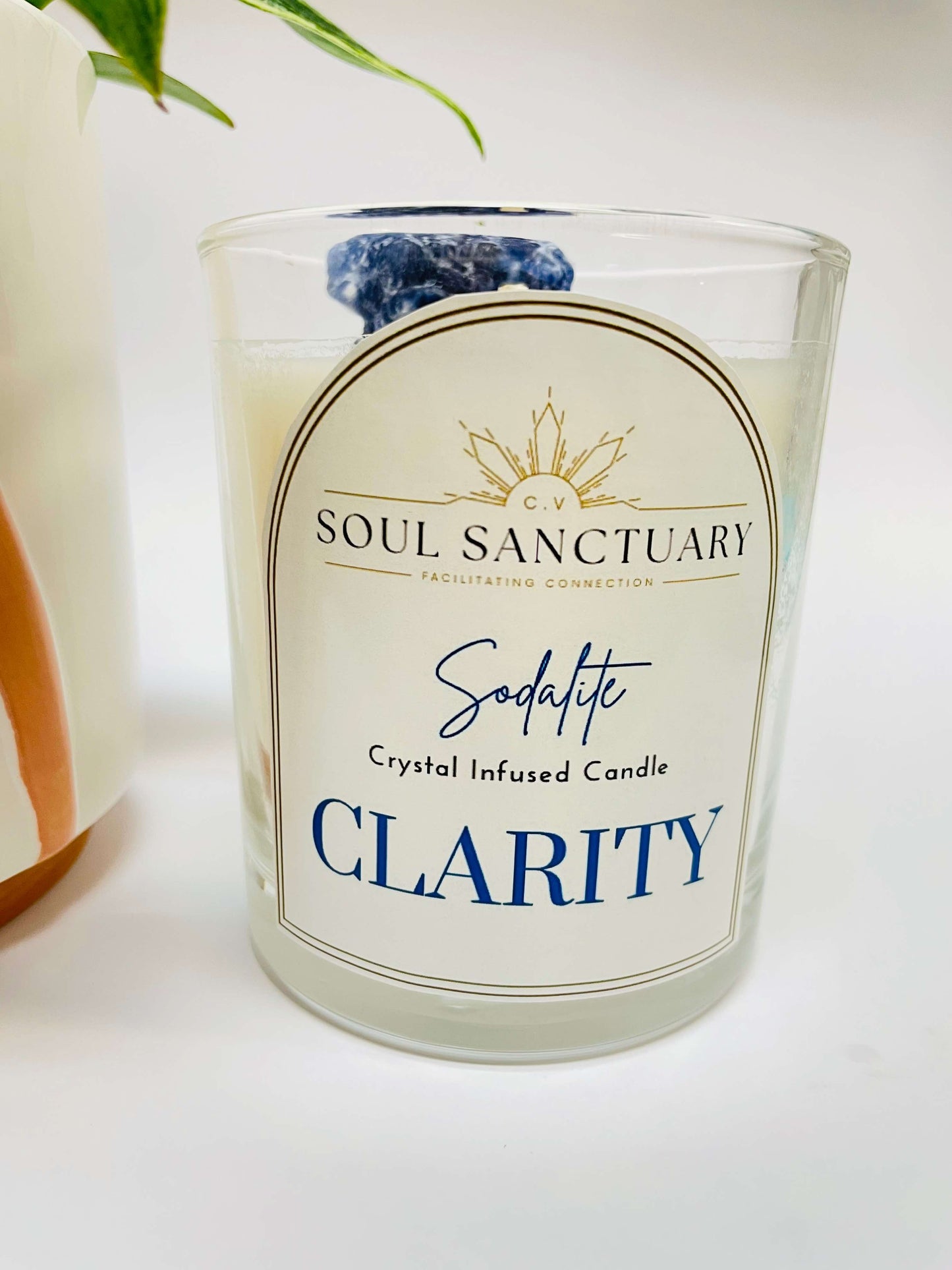 Sodalite Candle - CLARITY