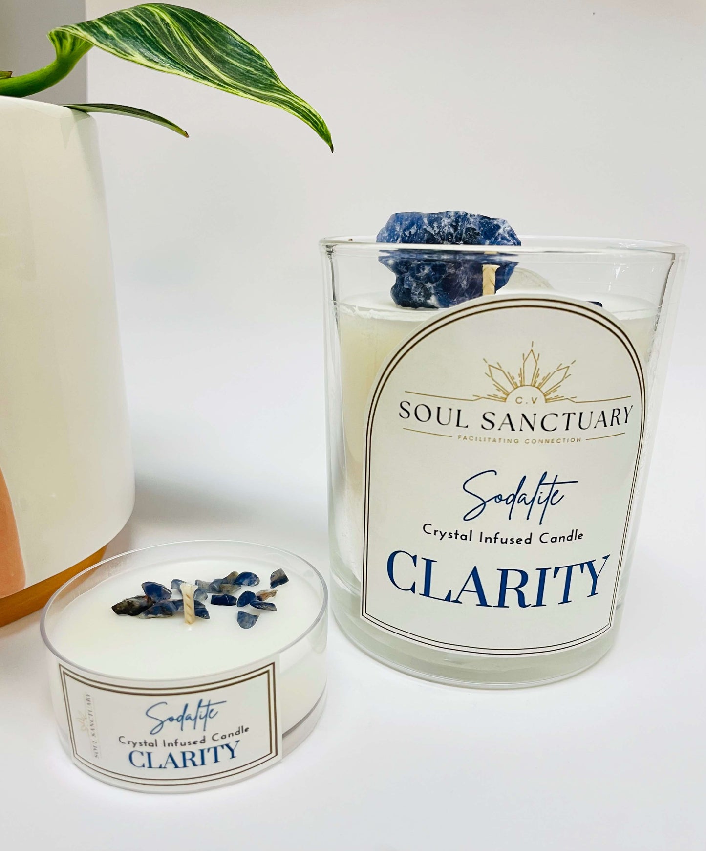 Sodalite Candle - CLARITY