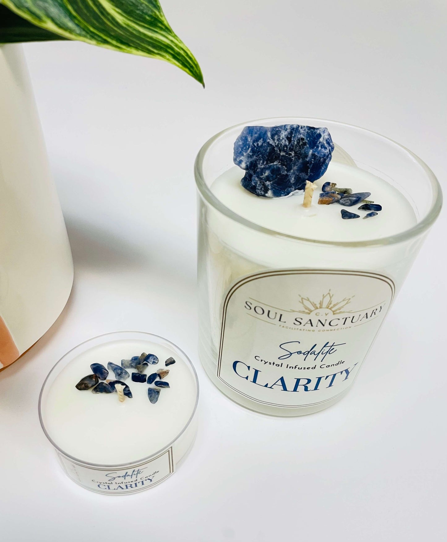 Sodalite Candle - CLARITY