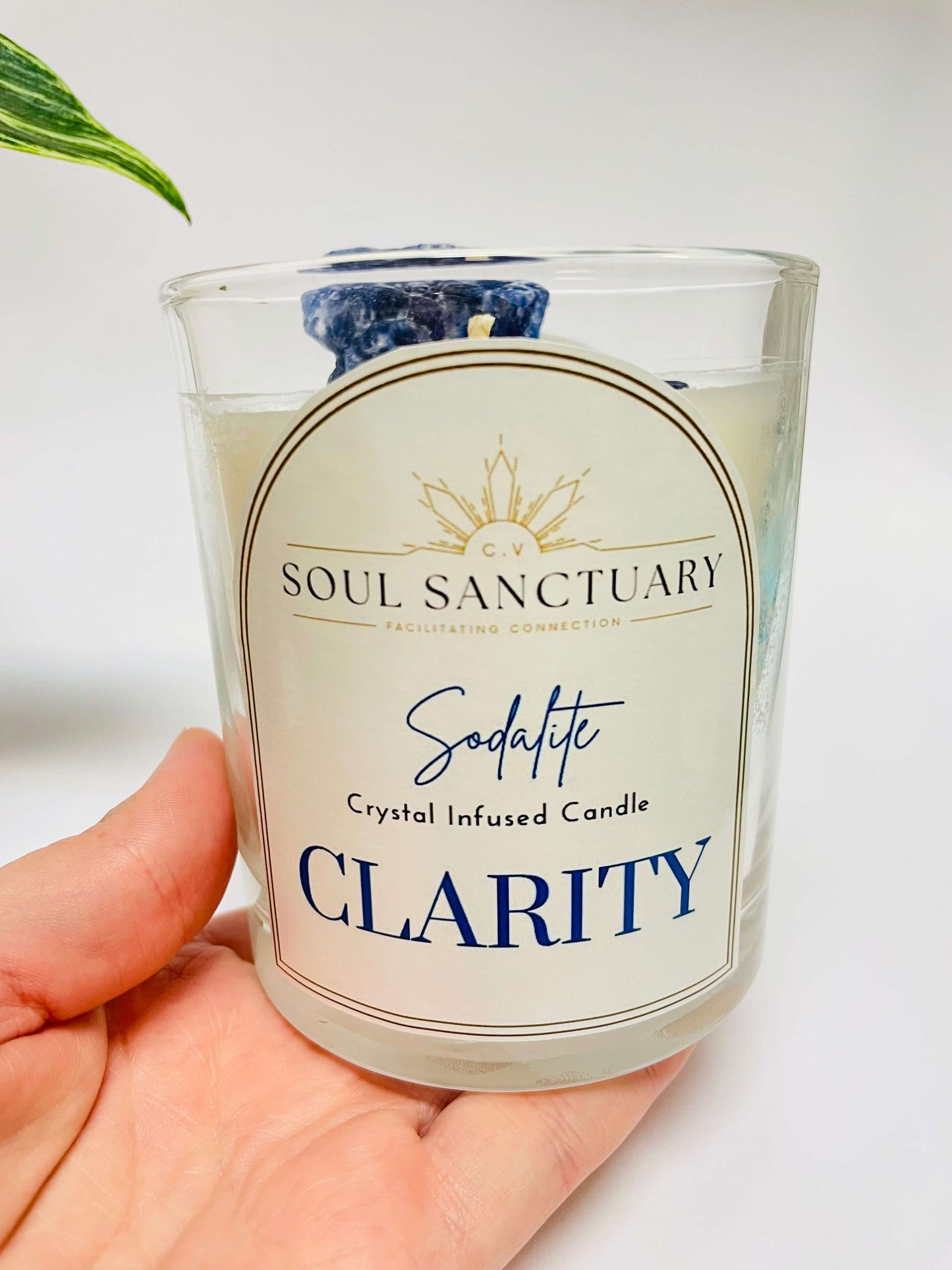 Sodalite Candle - CLARITY