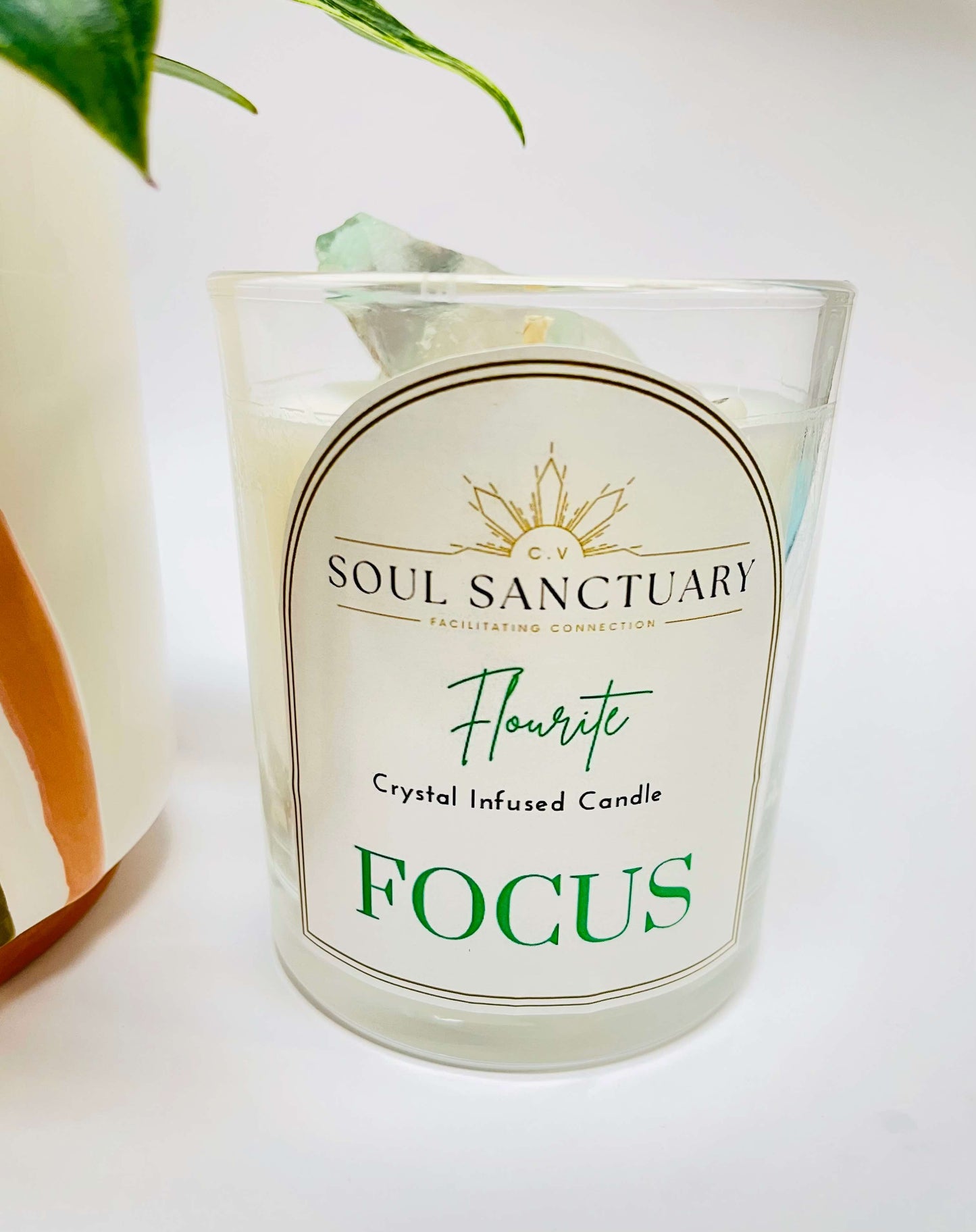 Fluorite Candle - FOCUS