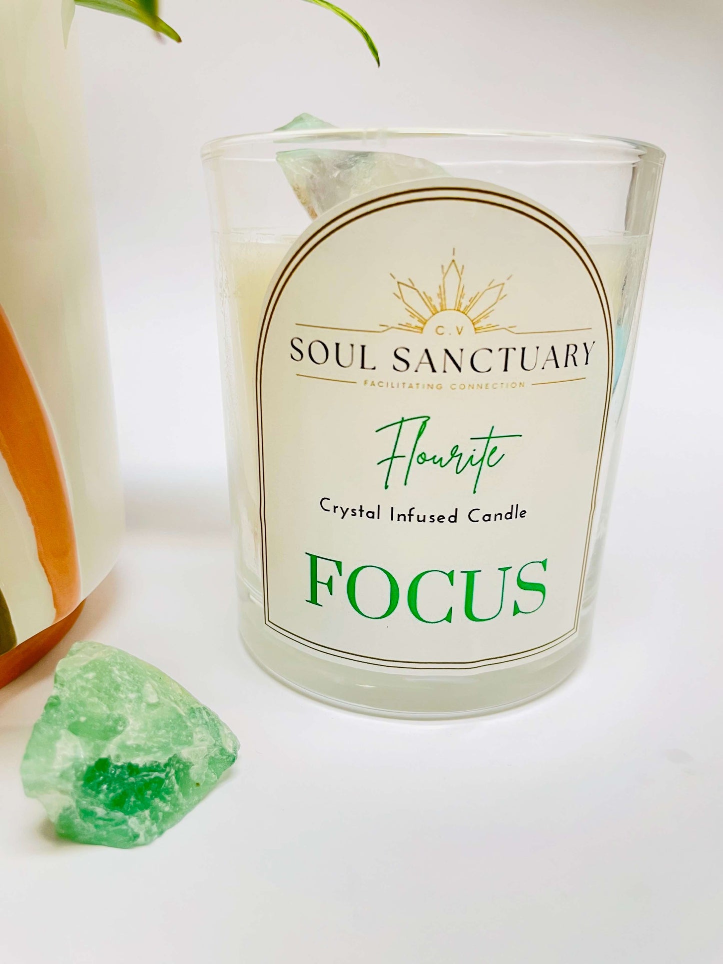 Fluorite Candle - FOCUS