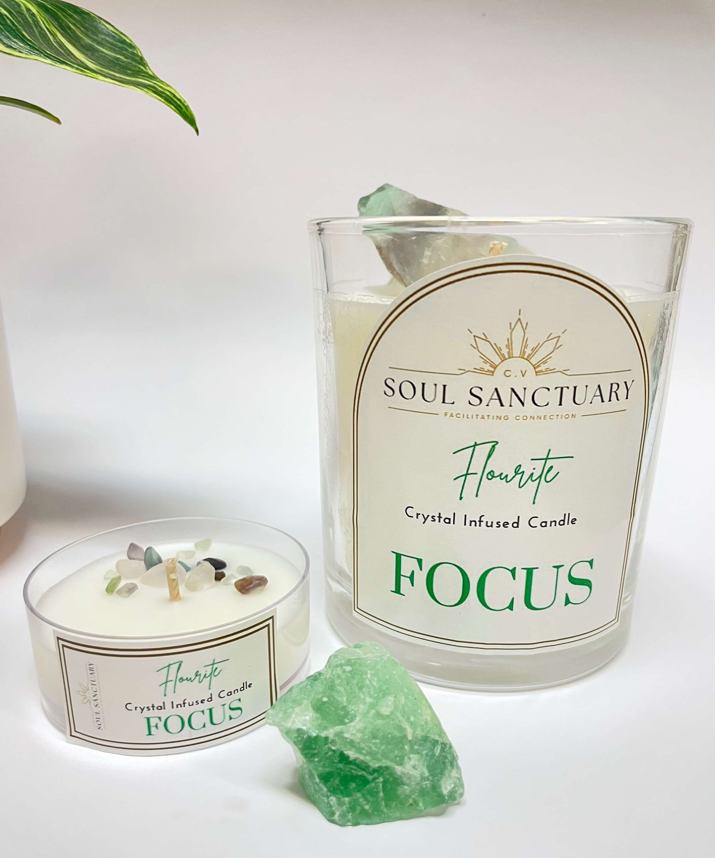 Fluorite Candle - FOCUS