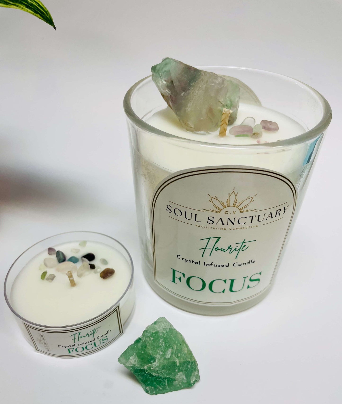 Fluorite Candle - FOCUS