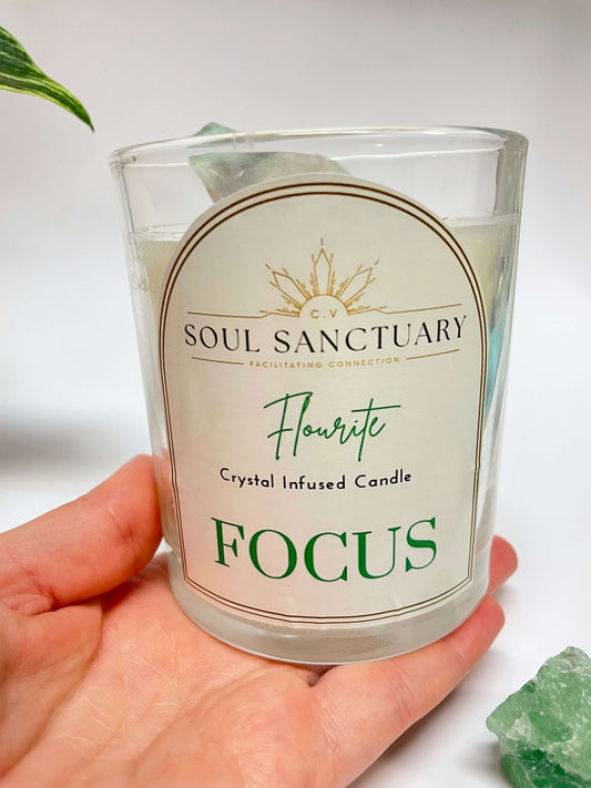 Fluorite Candle - FOCUS