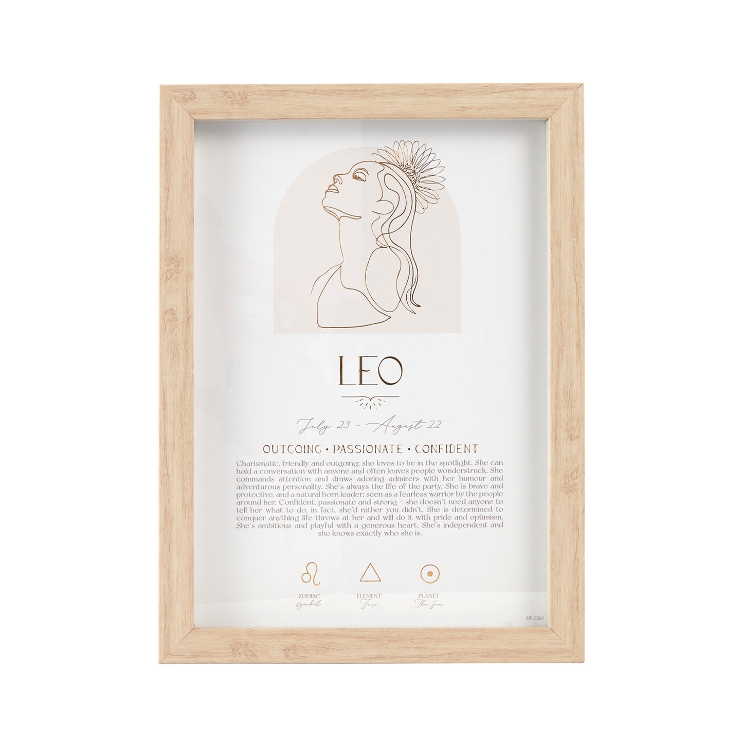 LEO Framed Print