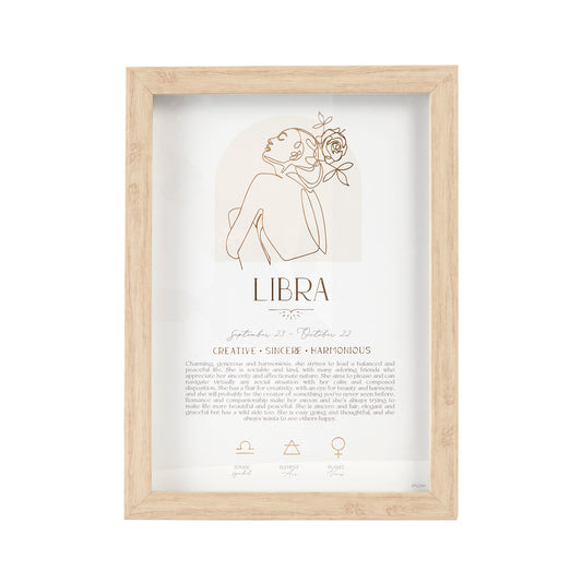 LIBRA Framed Print