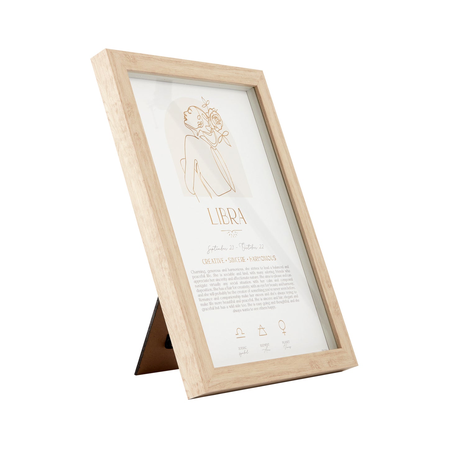 LIBRA Framed Print